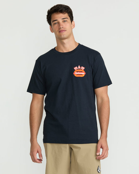 Men's Fifth Gear Short Sleeve Tee Navy - Volcom