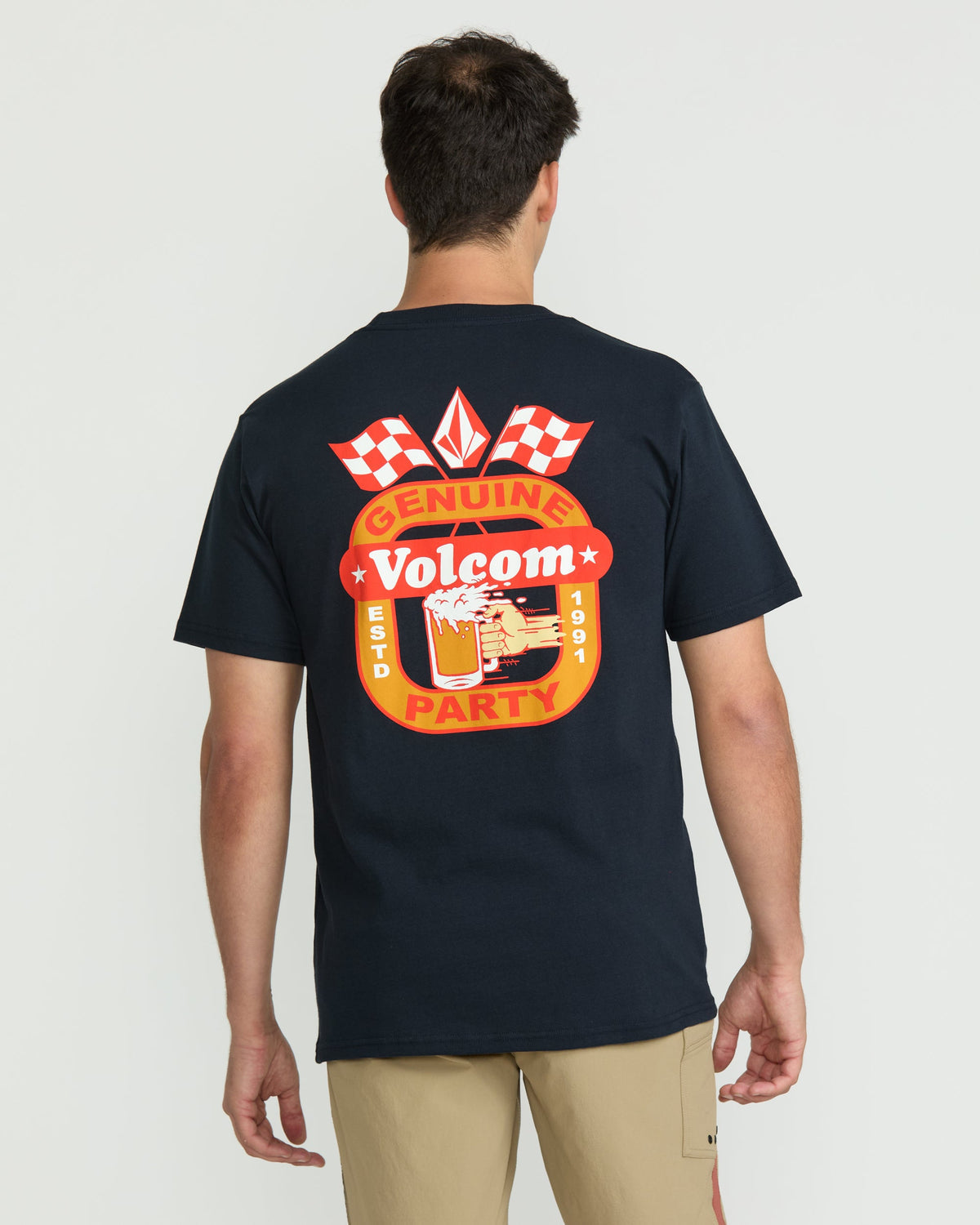 Men's Fifth Gear Short Sleeve Tee Navy - Volcom