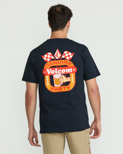 Men's Fifth Gear Short Sleeve Tee Navy - Volcom