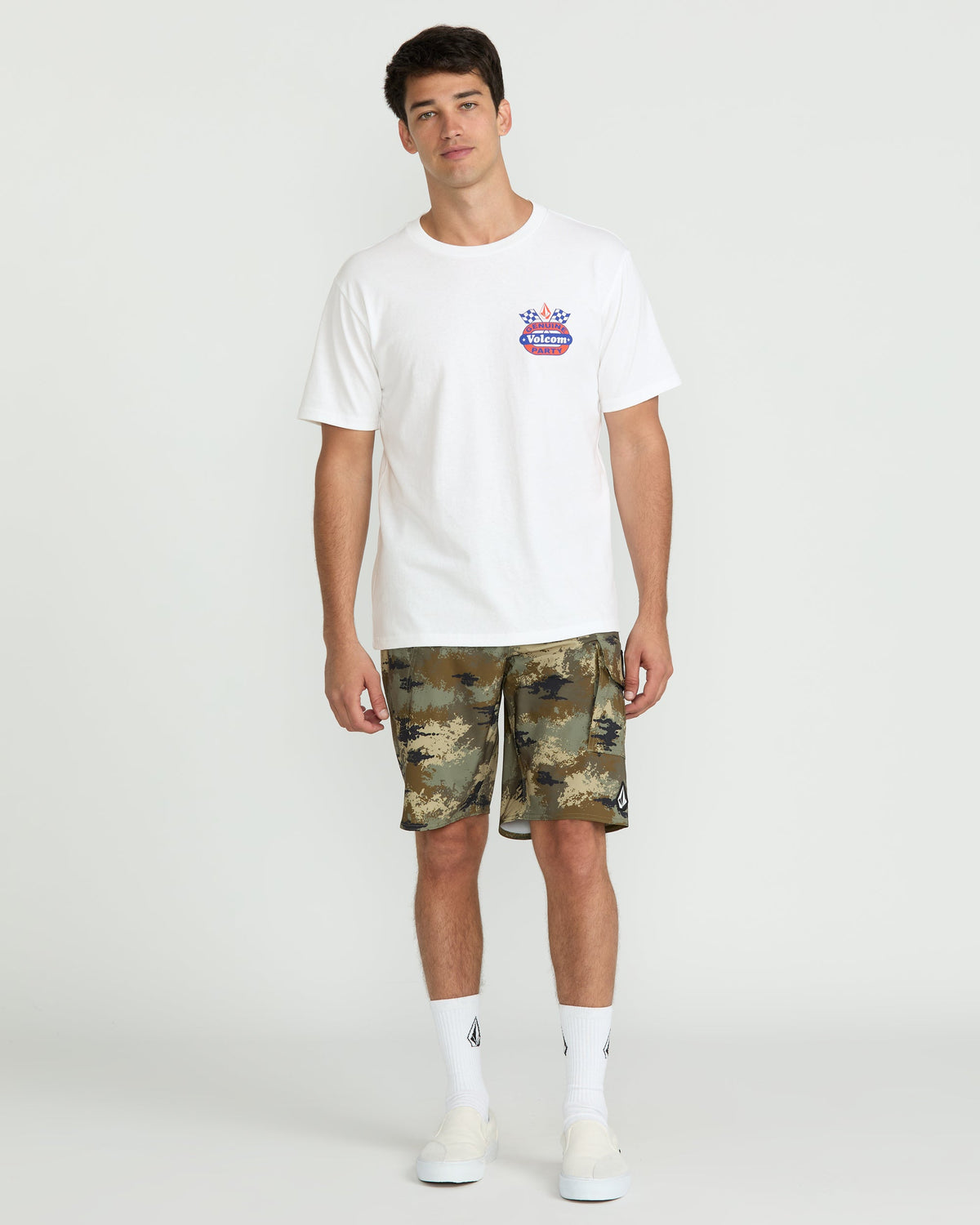 Men's Fifth Gear Short Sleeve Tee White - Volcom