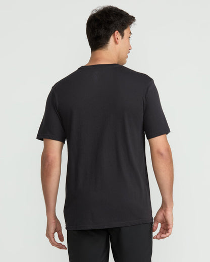 Men's Pau Hana Short Sleeve Tee Washed Black Heather - Volcom