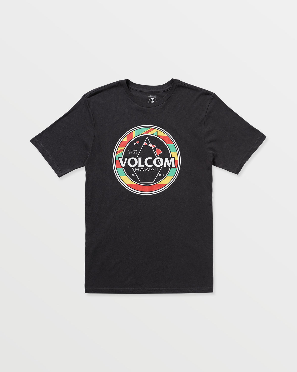 Men's Pau Hana Short Sleeve Tee Washed Black Heather - Volcom