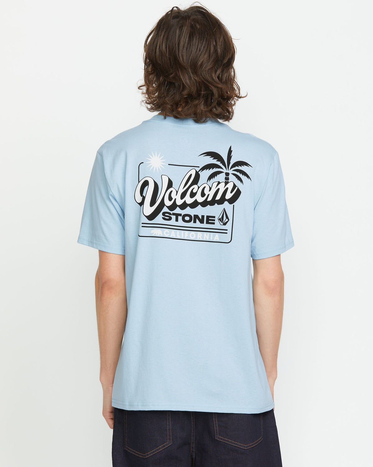 Men's California Dreaming Short Sleeve Tee Carolina Blue - Volcom