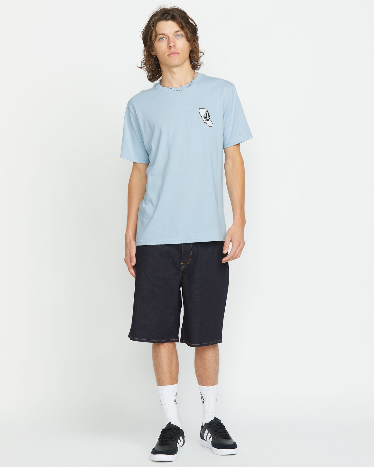 Men's California Dreaming Short Sleeve Tee Carolina Blue - Volcom