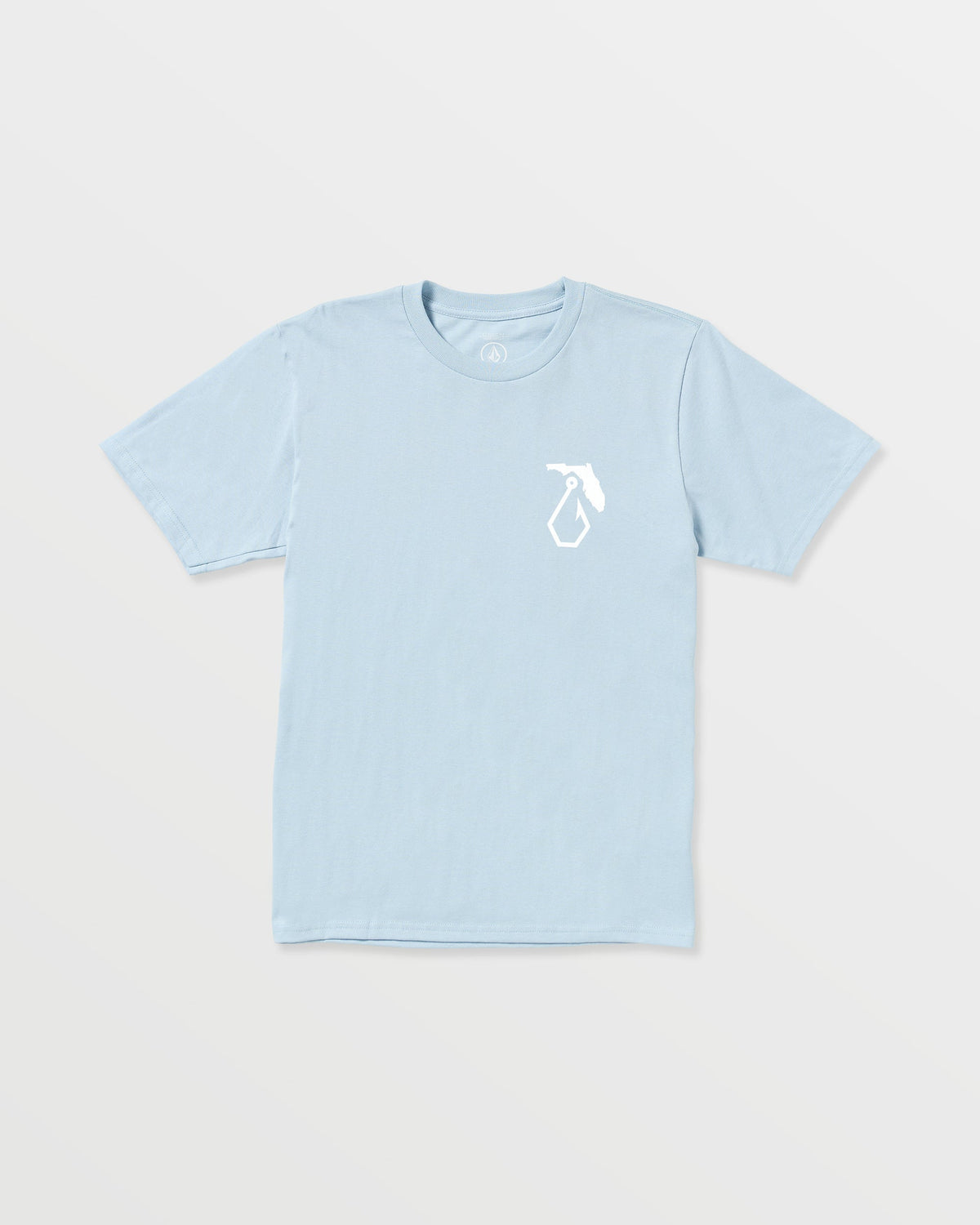 Men's Reelin Short Sleeve Tee Carolina Blue - Volcom