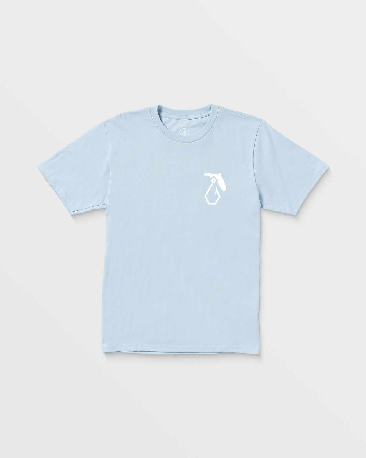 Men's Reelin Short Sleeve Tee Carolina Blue - Volcom