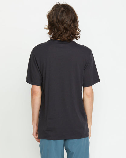 Men's Californeye Tee Washed Black Heather - Volcom