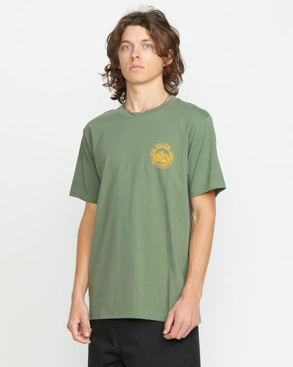 Men's Keep Rockies Stoned Short Sleeve Tee Light Olive - Volcom