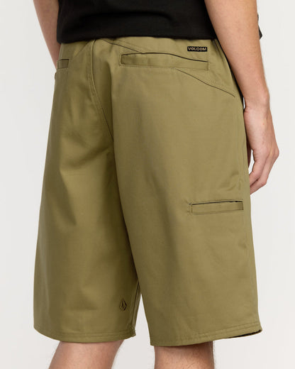 Men's Frickin Chino Shorts Dark Khaki - Volcom