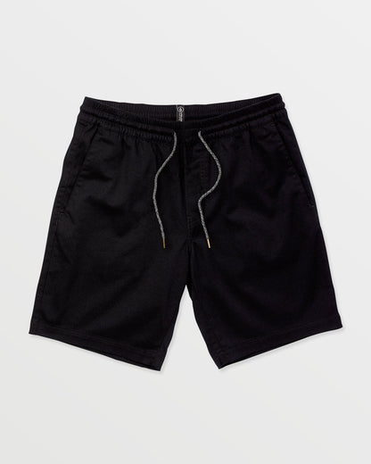 Men's Frickin Elastic Waist Shorts 19 Black - Volcom