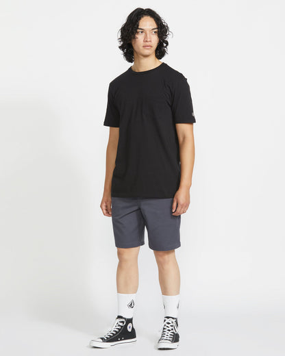 Men's Frickin Elastic Waist Shorts 19 Charcoal - Volcom