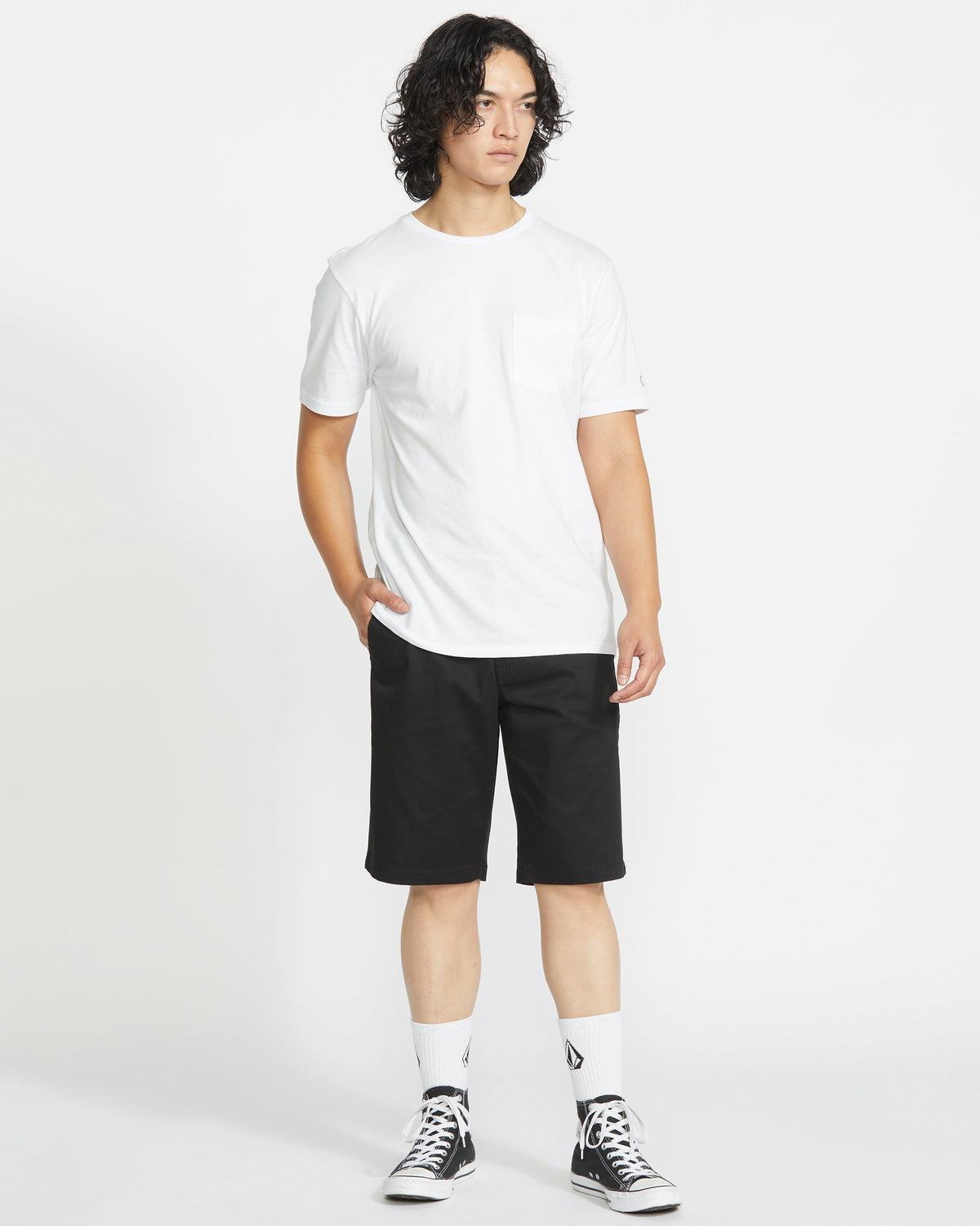 Men's Frickin Modern Stretch Short 21 Black - Volcom