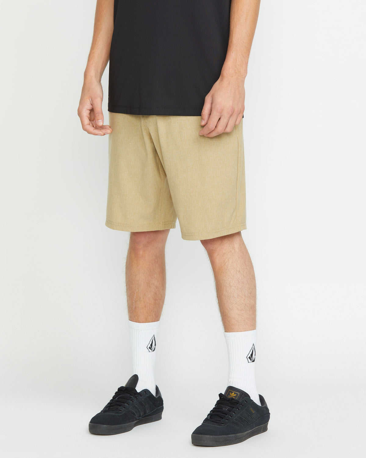 Men's Frickin Cross Shred Static Shorts Dark Khaki - Volcom