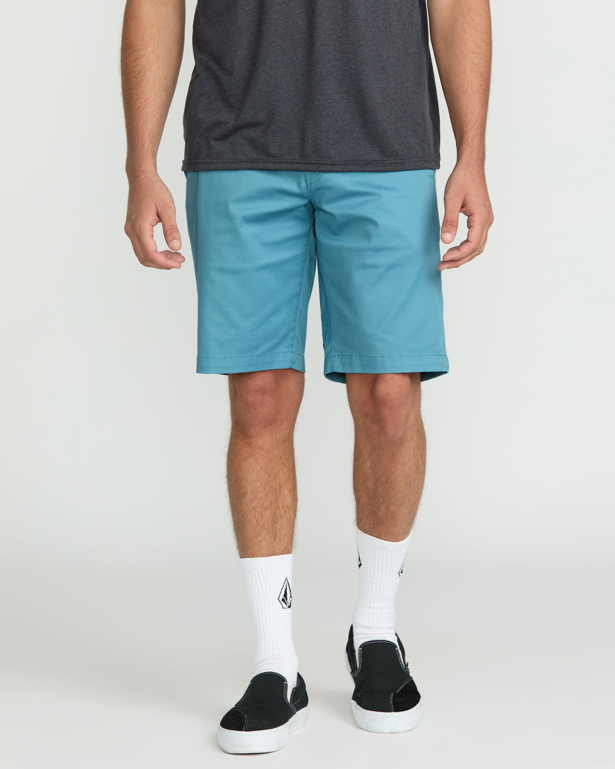 Men's Frickin Modern Stretch Shorts Used Blue - Volcom