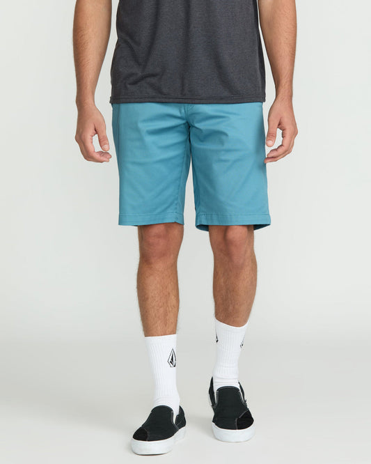 Men's Frickin Modern Stretch Shorts Used Blue - Volcom