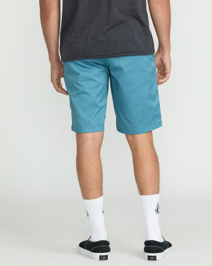 Men's Frickin Modern Stretch Shorts Used Blue - Volcom