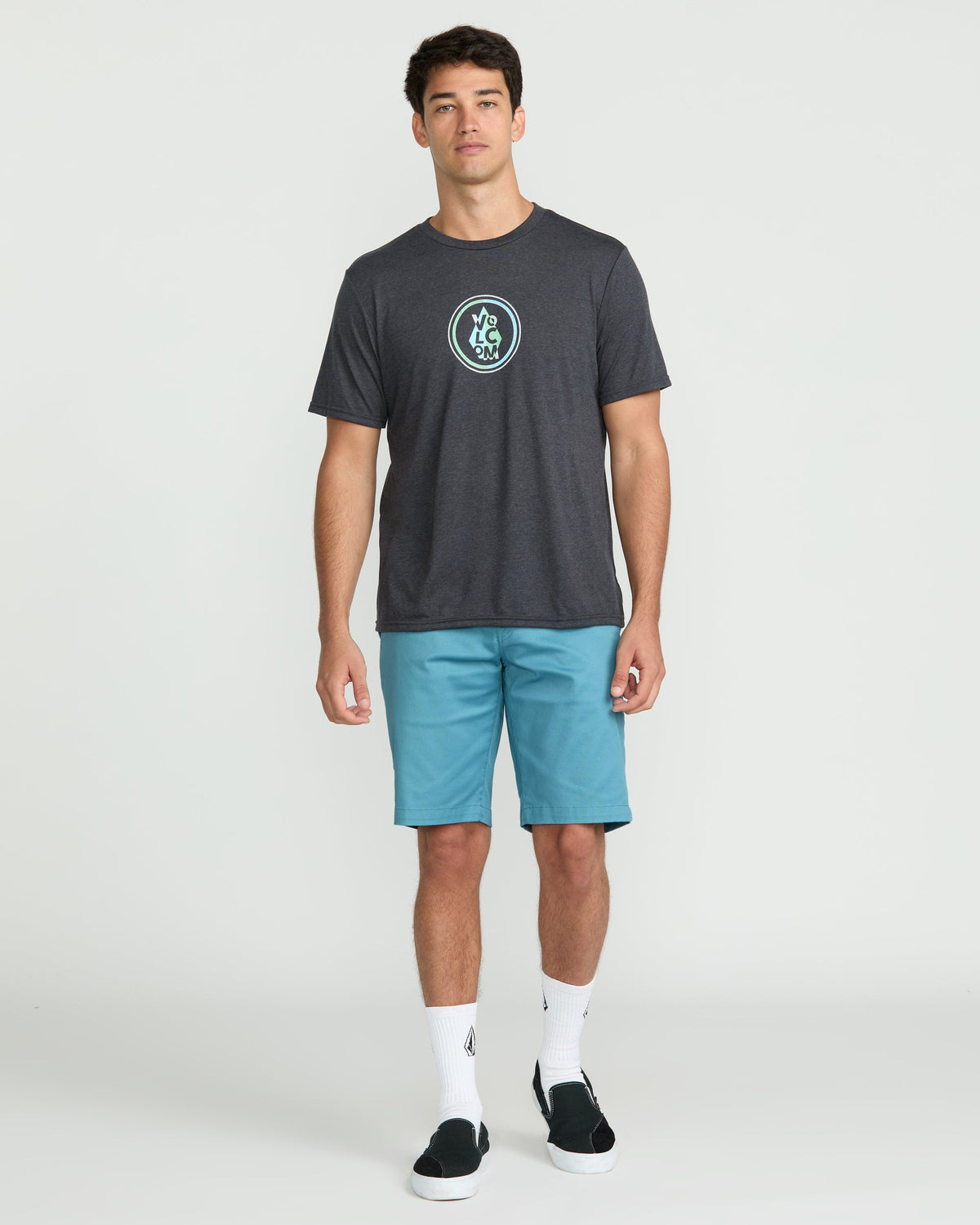 Men's Frickin Modern Stretch Shorts Used Blue - Volcom