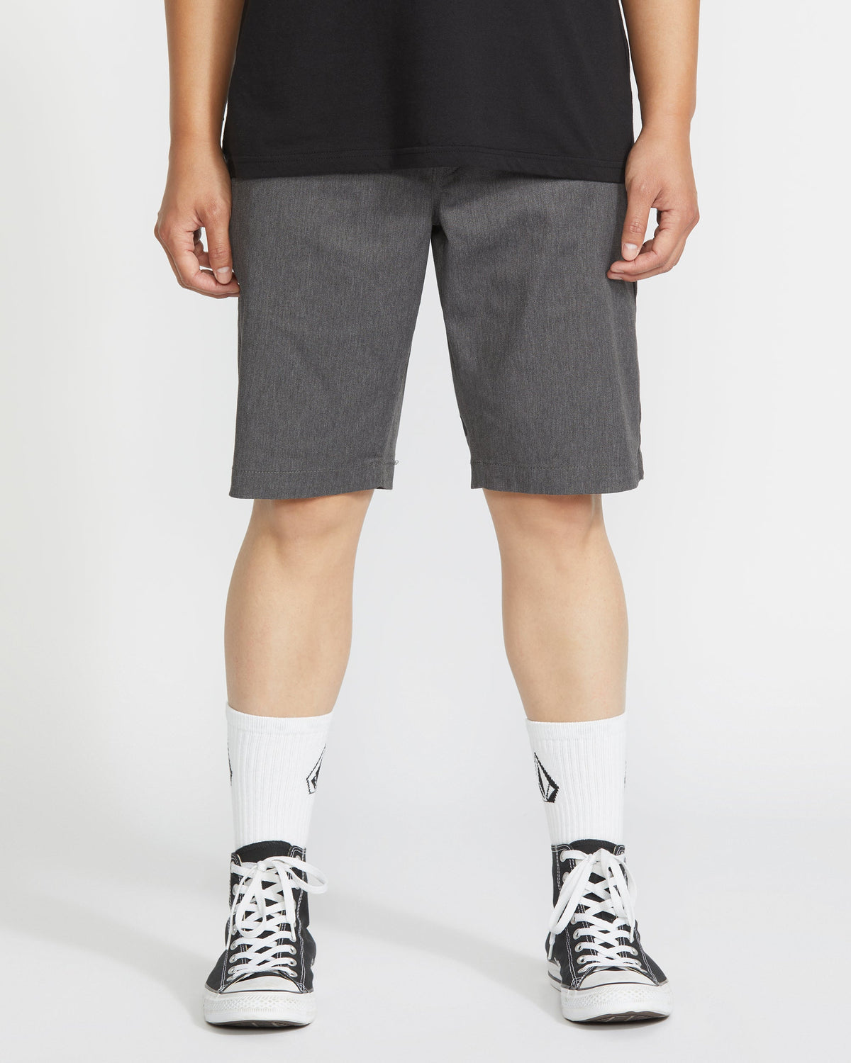 Men's Frickin Modern Stretch Short 21 Charcoal Heather - Volcom