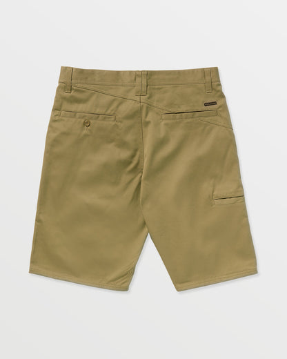 Men's Frickin Chino Shorts Dark Khaki - Volcom