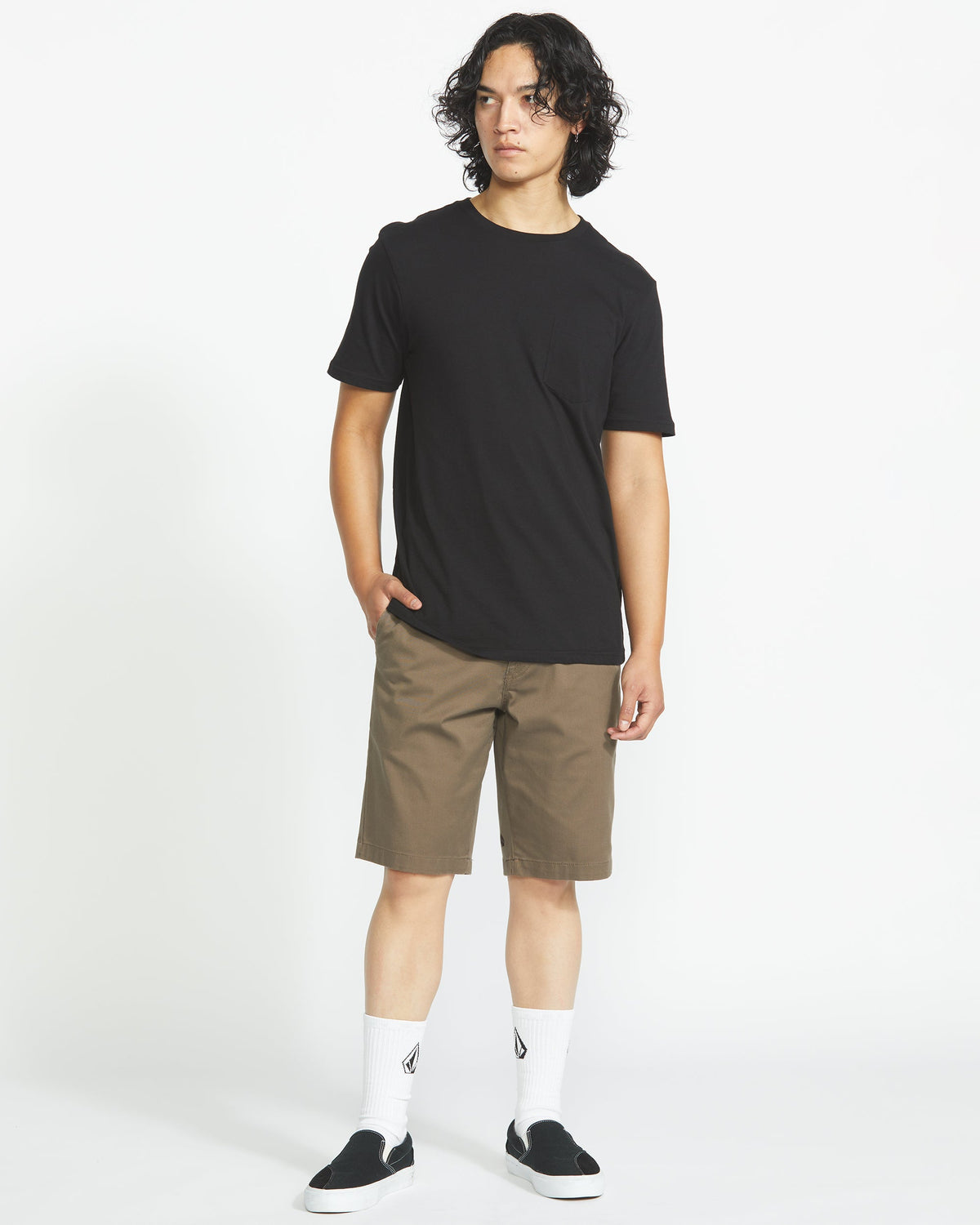 Men's Frickin Modern Stretch Shorts Mushroom - Volcom