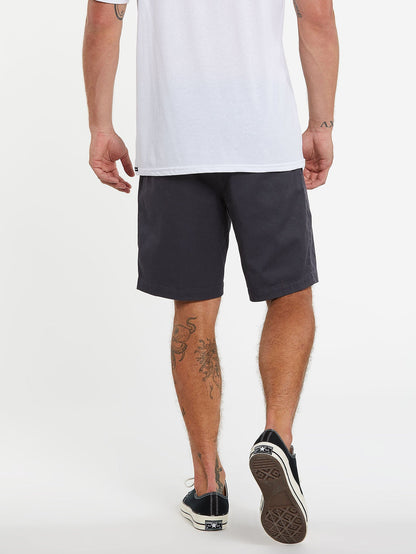 Men's Frickin Elastic Waist Shorts Charcoal - Volcom