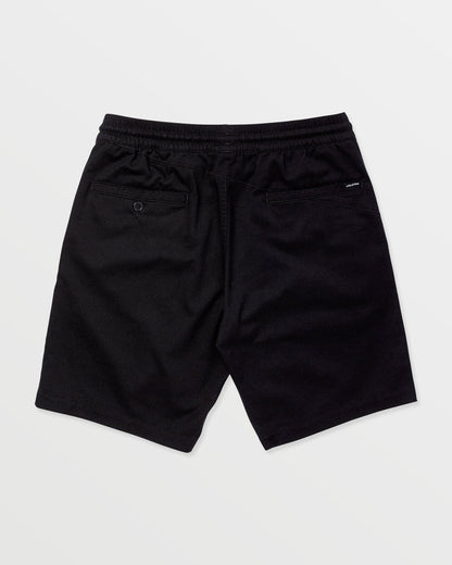 Men's Frickin Elastic Waist Shorts Black - Volcom