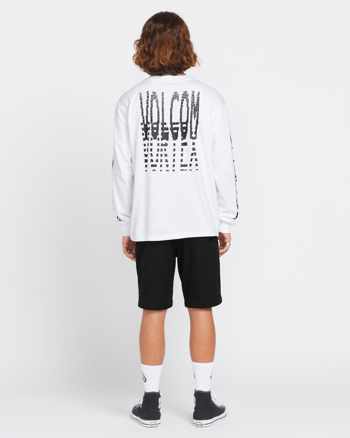 Men's Frickin Elastic Waist Shorts Black - Volcom