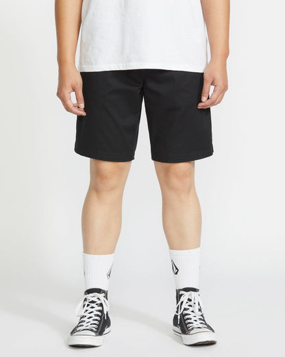Men's Frickin Elastic Waist Shorts Black - Volcom