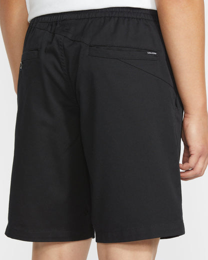 Men's Frickin Elastic Waist Shorts Black - Volcom