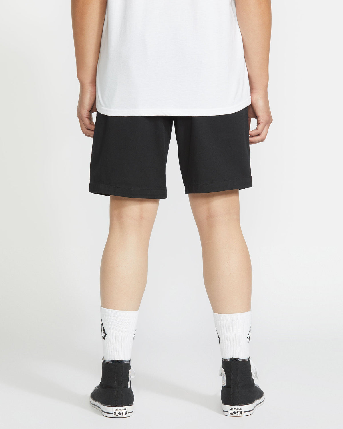 Men's Frickin Elastic Waist Shorts Black - Volcom