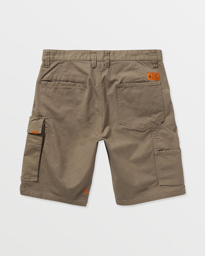 Men's Caliper II Relaxed Work Short Brindle - Volcom