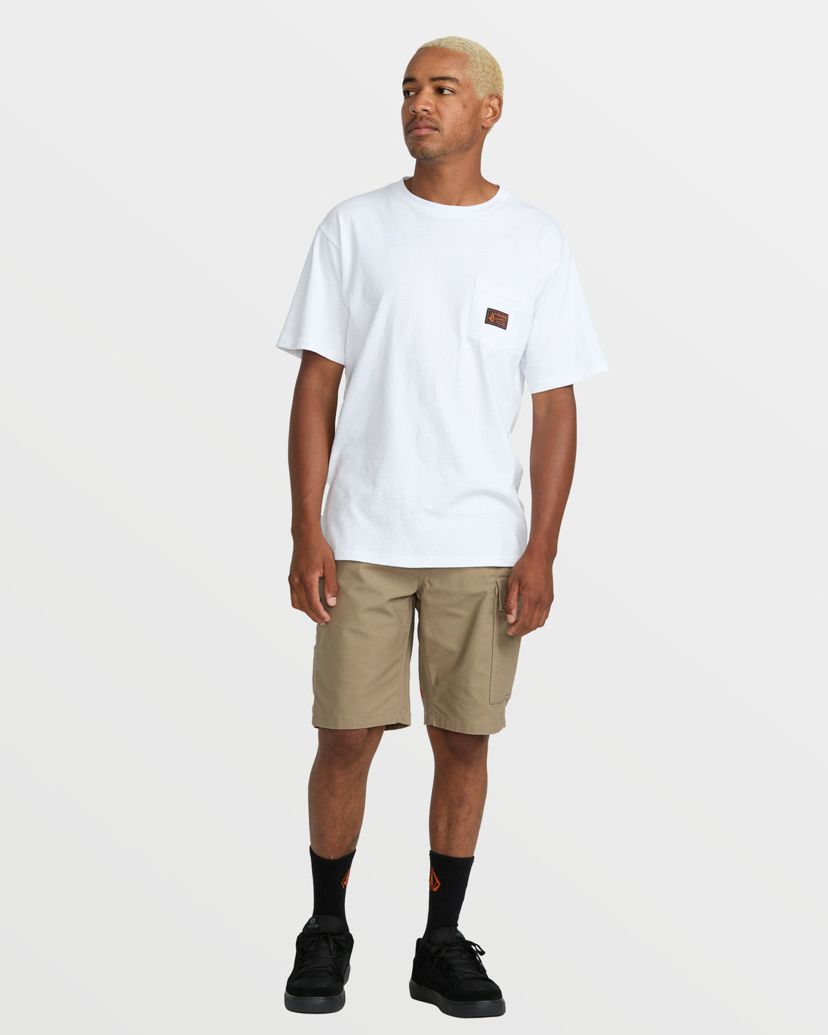 Men's Caliper II Relaxed Work Short Brindle - Volcom