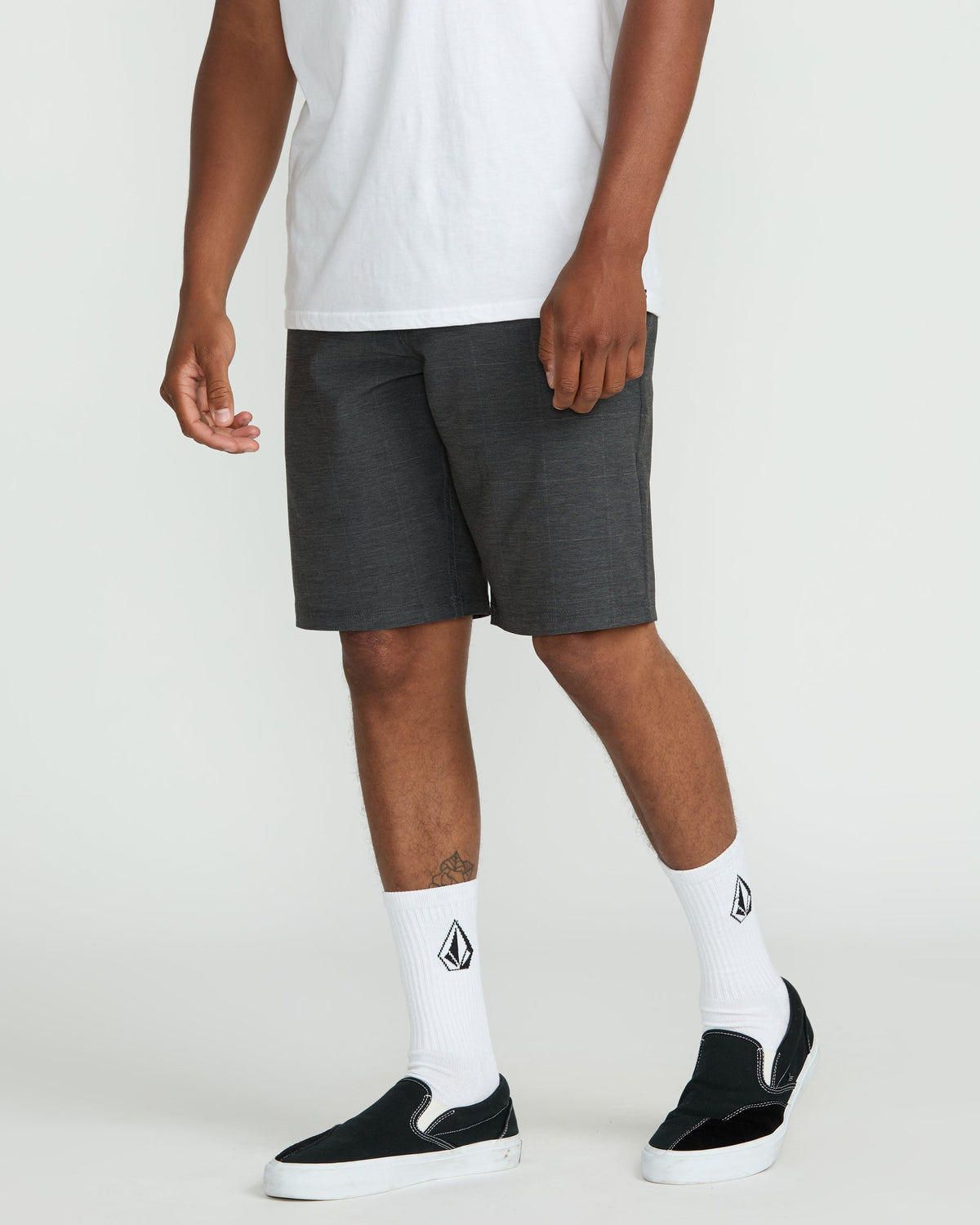 Men's Mix Frickin Cross Shred Shorts Antique Black - Volcom
