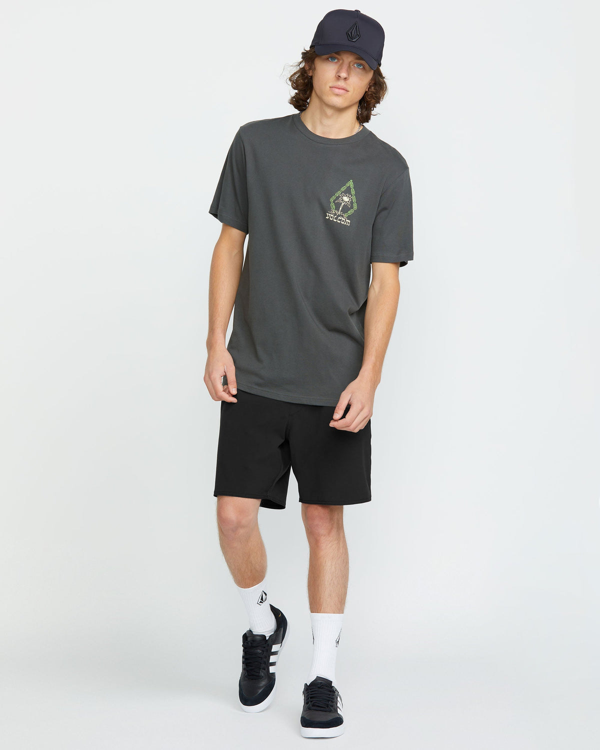 Men's Nomoly Elastic Waist Shorts 18 Black - Volcom