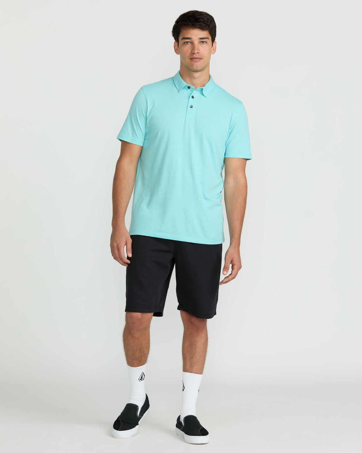 Men's Vs91 Elastic Waist Shorts 20 Black - Volcom
