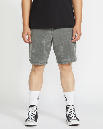 Men's Stone Faded Hybrid Shorts Stealth - Volcom
