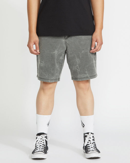 Men's Stone Faded Hybrid Shorts Stealth - Volcom