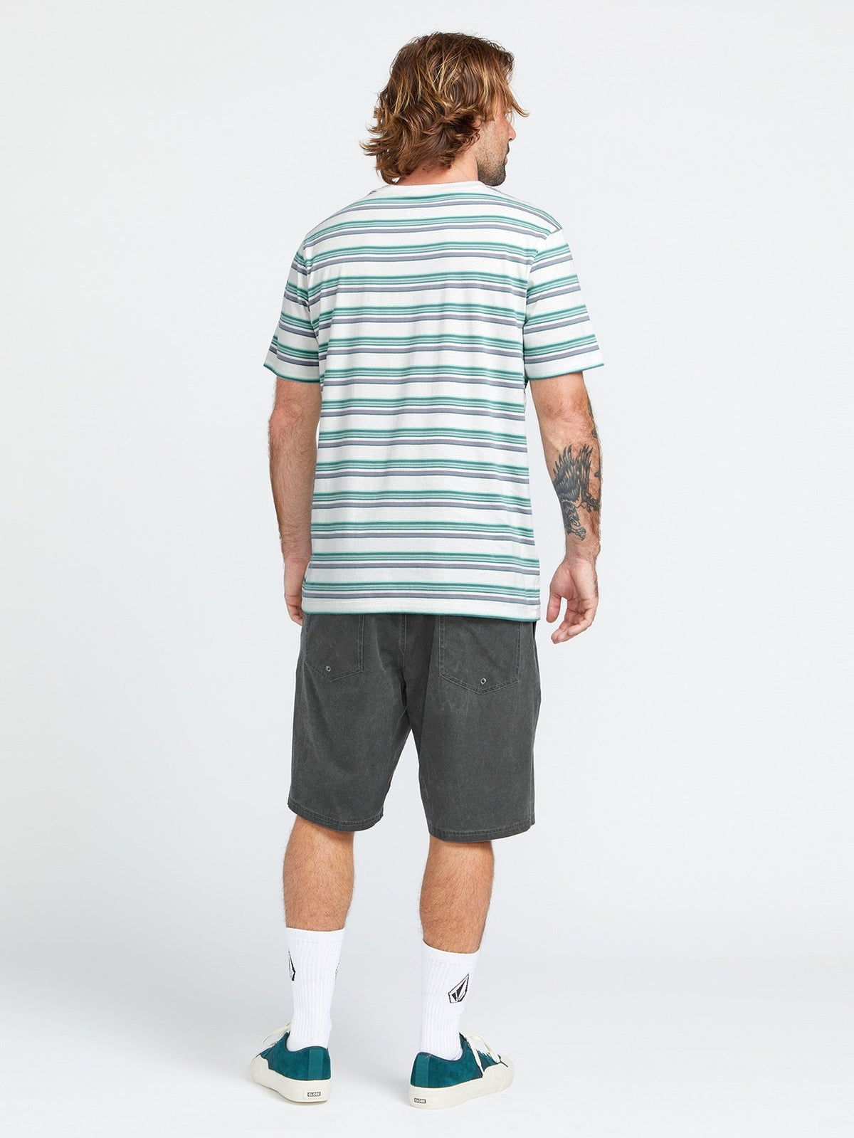 Men's Stone Faded Hybrid Shorts Stealth - Volcom