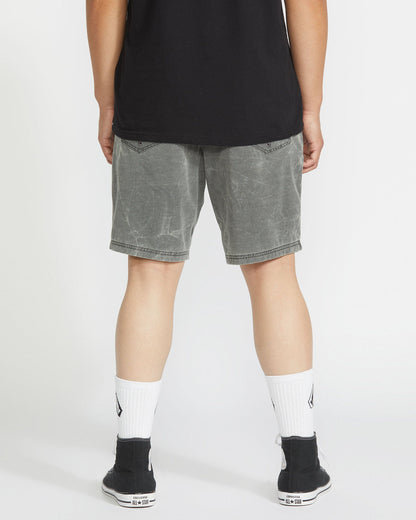 Men's Stone Faded Hybrid Shorts Stealth - Volcom