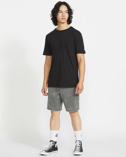 Men's Stone Faded Hybrid Shorts Stealth - Volcom