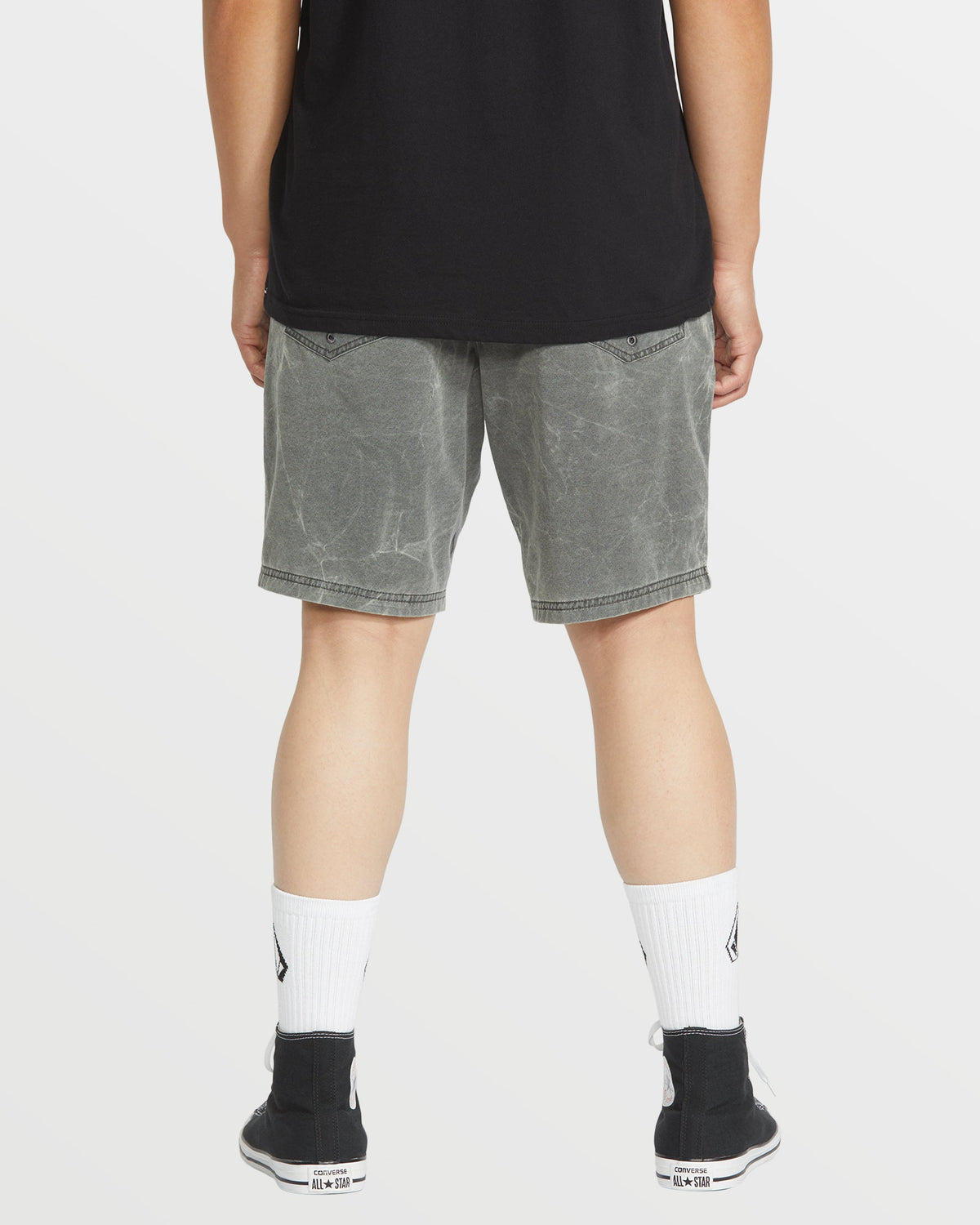 Men's Stone Faded Hybrid Shorts Stealth - Volcom