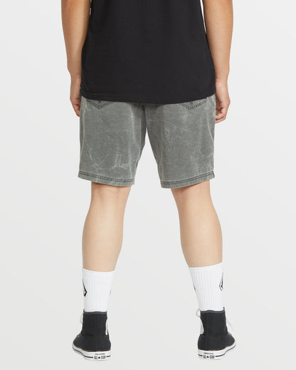 Men's Stone Faded Hybrid Shorts Stealth - Volcom