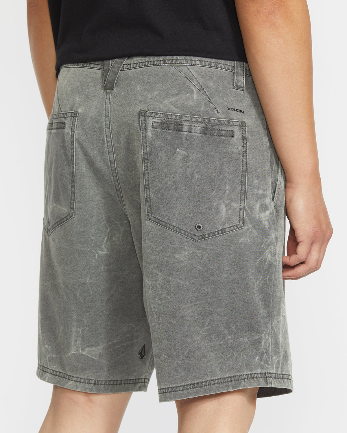 Men's Stone Faded Hybrid Shorts Stealth - Volcom