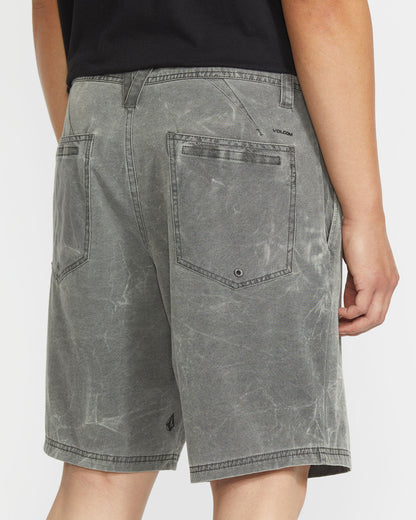 Men's Stone Faded Hybrid Shorts Stealth - Volcom