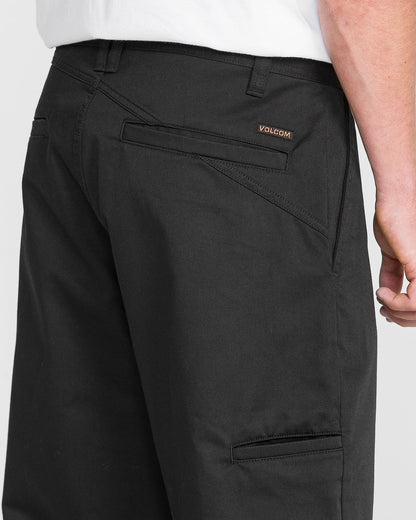 Men's Frickin Relaxed Chino Pants Black - Volcom