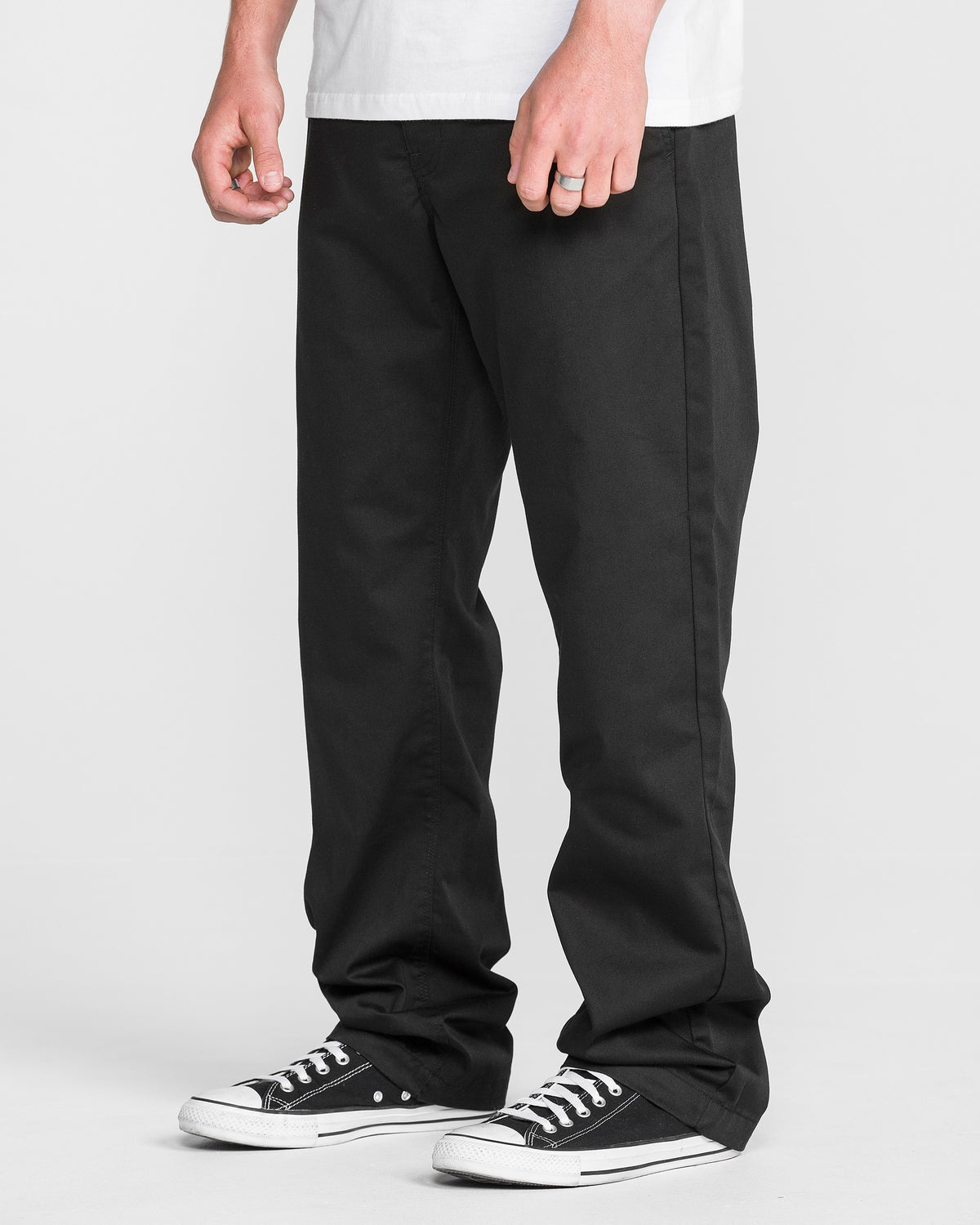 Men's Frickin Relaxed Chino Pants Black - Volcom
