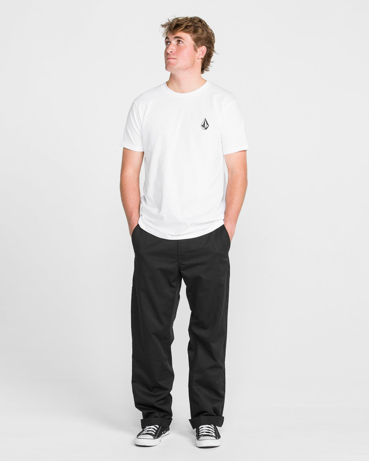 Men's Frickin Relaxed Chino Pants Black - Volcom