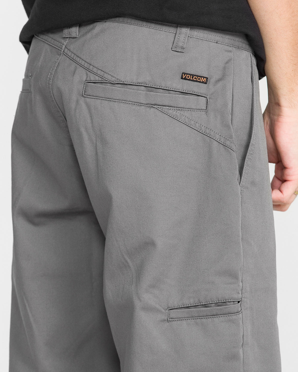 Men's Frickin Relaxed Chino Pants Charcoal - Volcom