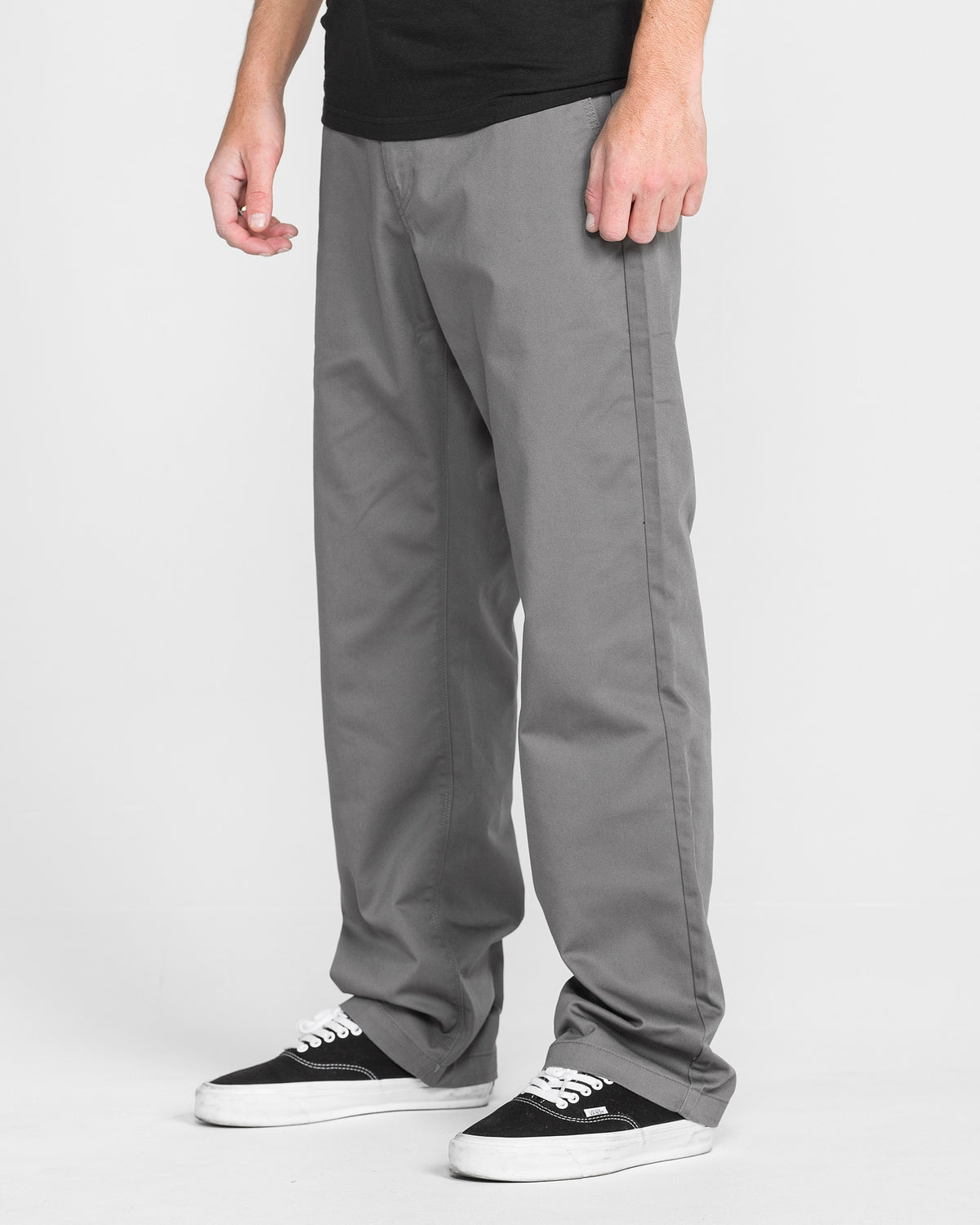 Men's Frickin Relaxed Chino Pants Charcoal - Volcom