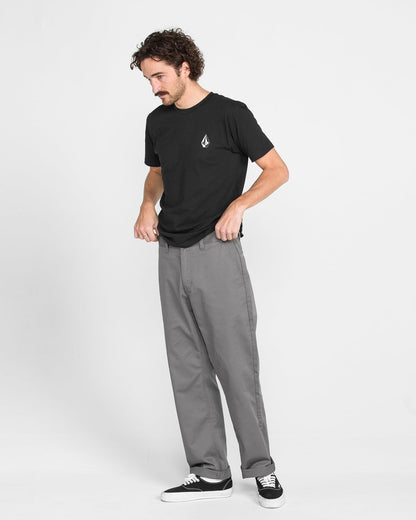 Men's Frickin Relaxed Chino Pants Charcoal - Volcom